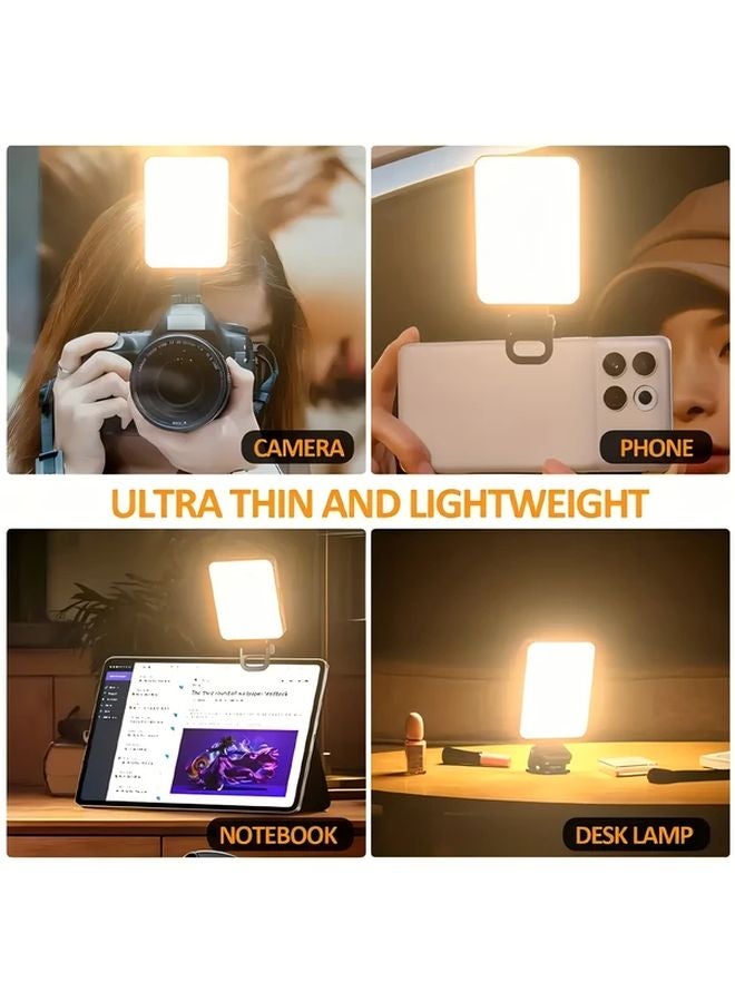 ضوء سيلفي مغناطيسي RGB 128 LED قابل للشحن بـ 3 أوضاع للبث المباشر وتسجيل الفيديو - Image 5